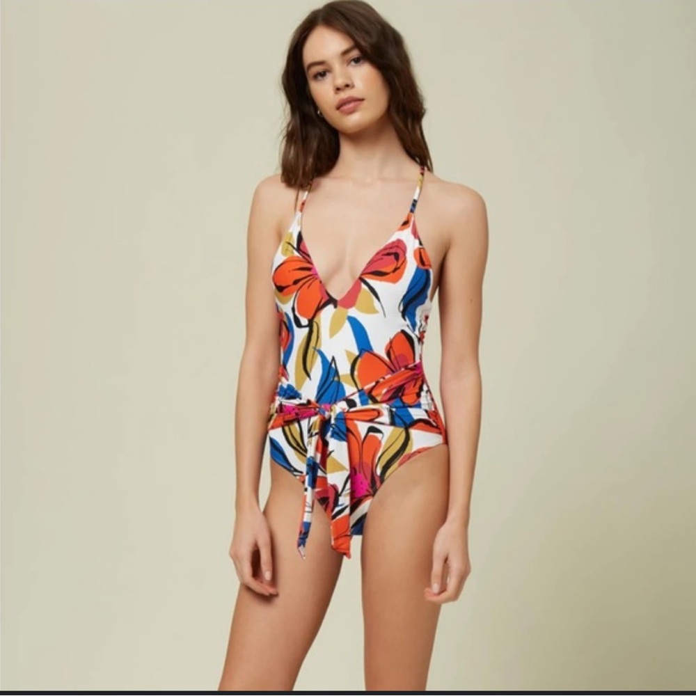 O'Neill Multicolor Swimsuit with Strappy Detail